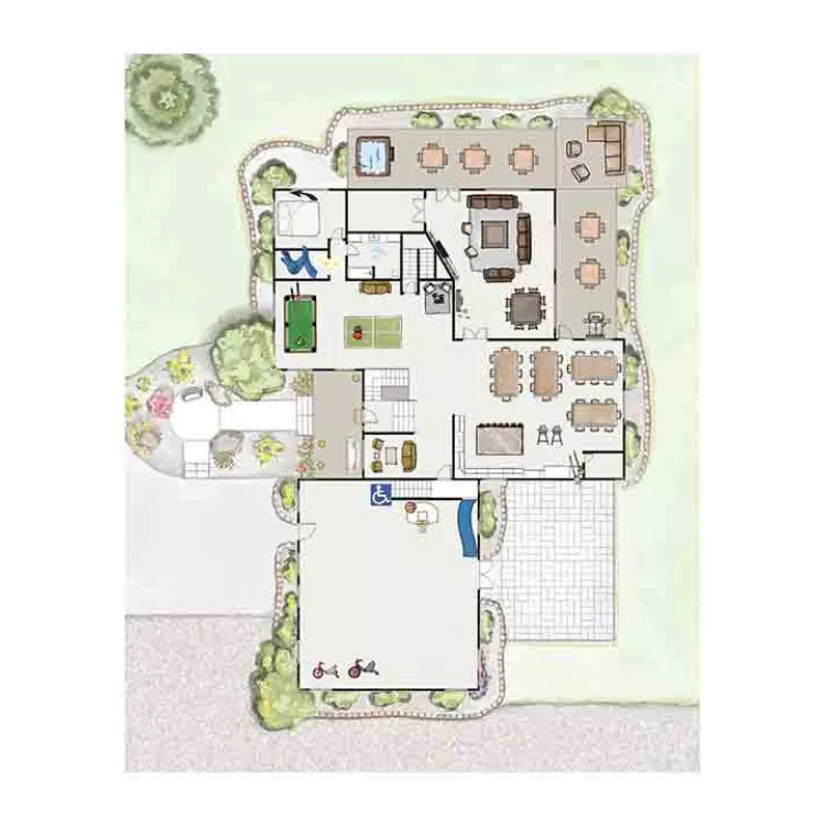 Three Peaks Top Level Map